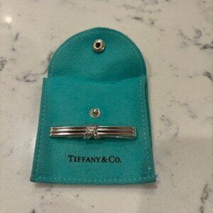Men's silver tie bar by Tiffany & Co.